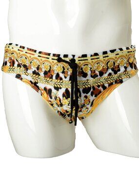 Versace Men's Multi-Color Swimwear Slip Versace sz 6 US L IT 52